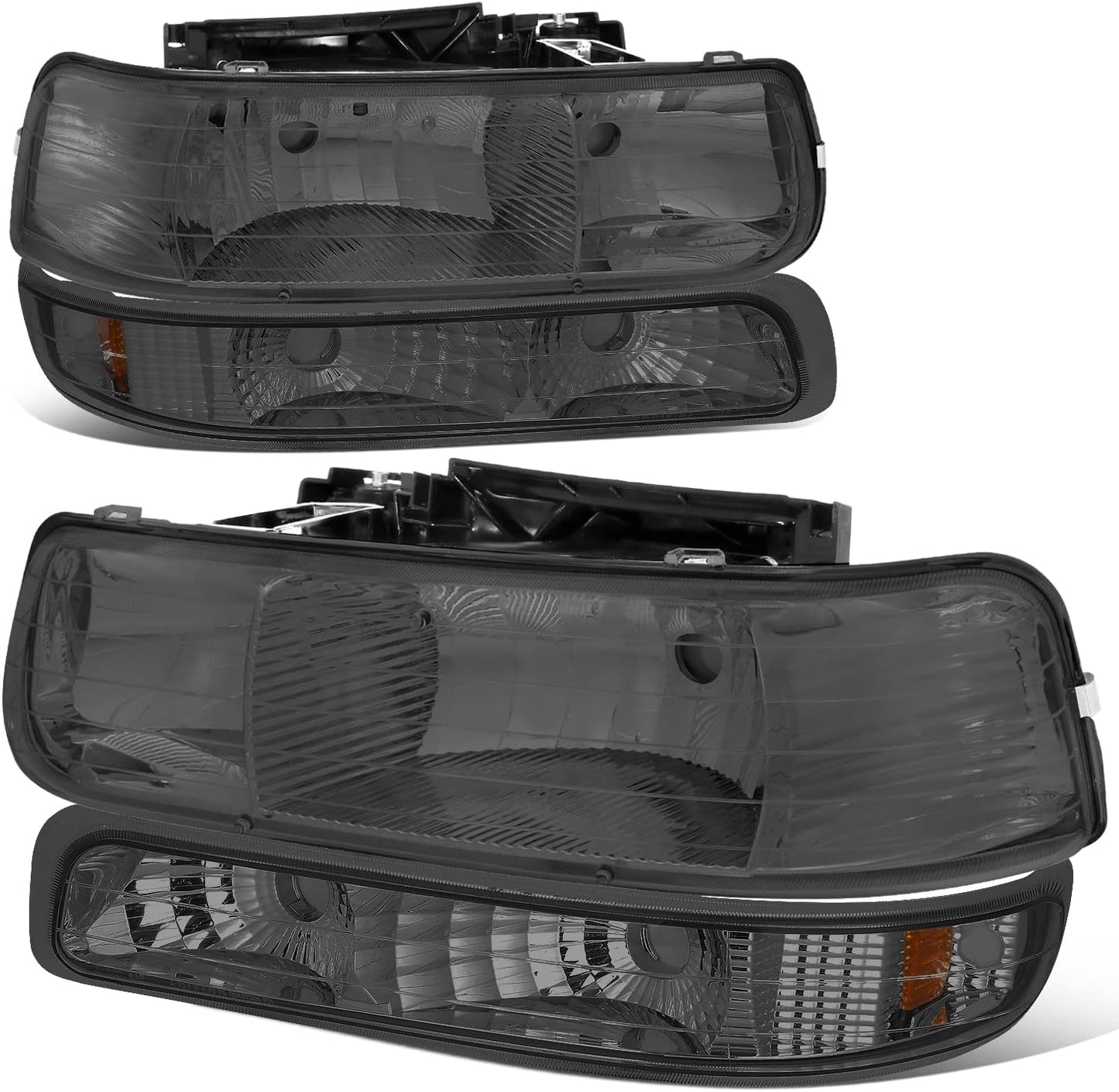 Auto Dynasty Headlights Assembly for 1999-2006 Chevy Models