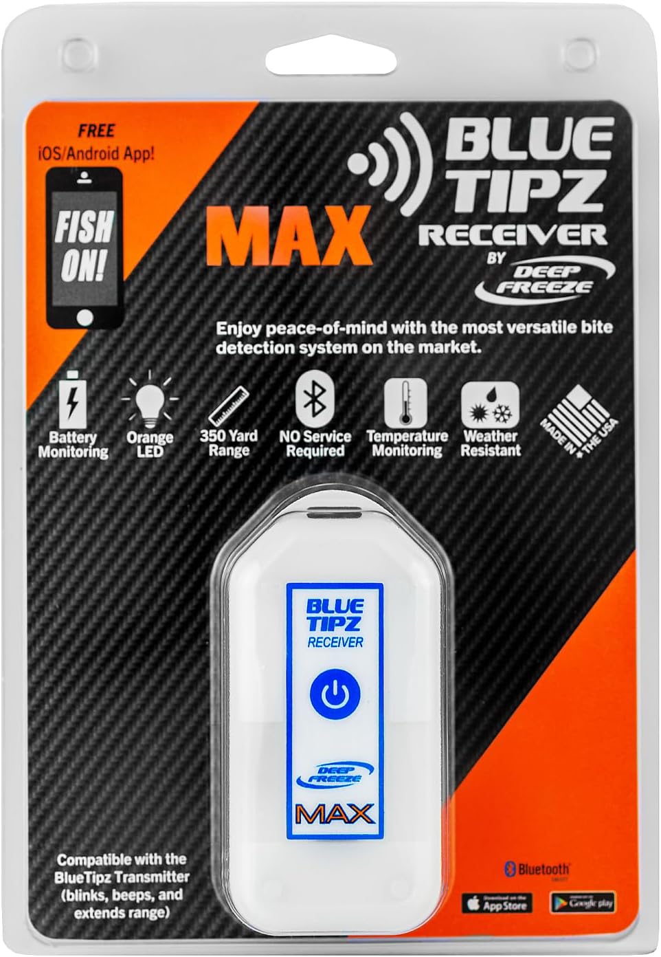 BlueTipz Bite Alarm - Ice Fishing Companion