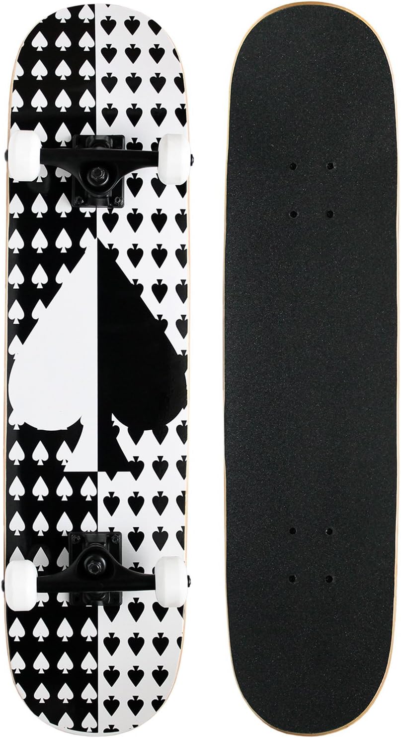 KPC Complete Skateboard - Pro Style Quality for Beginners