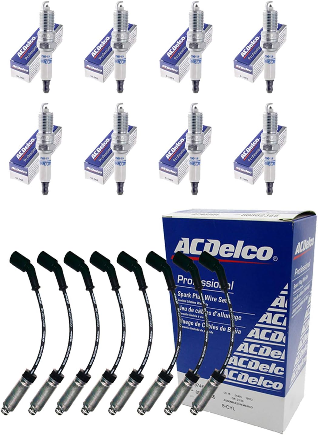 8 ACD-OEM Spark Plug Wires and Double Platinum Spark Plugs