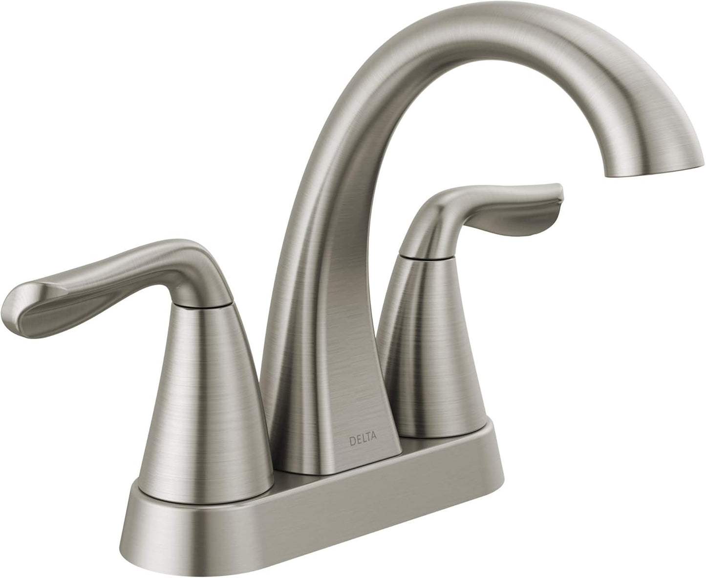 Delta Arvo Centerset Bathroom Faucet in Brushed Nickel Finish
