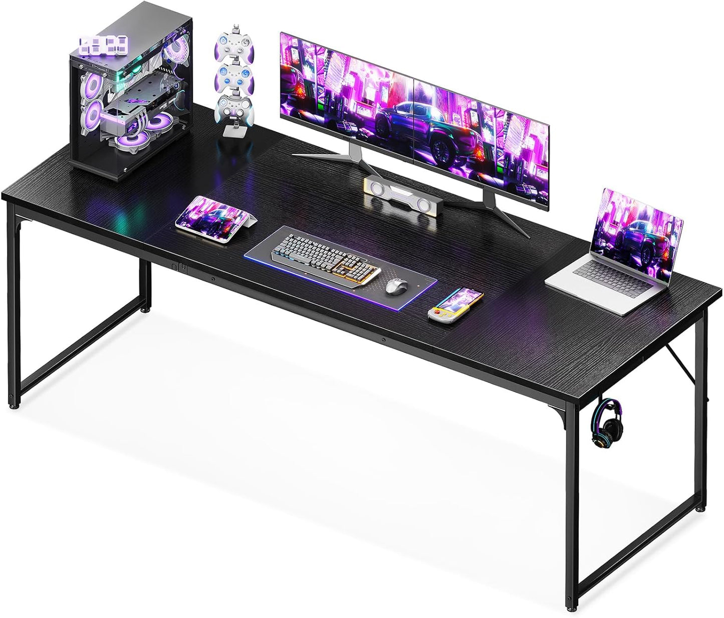 71 Coleshome Black Computer Desk