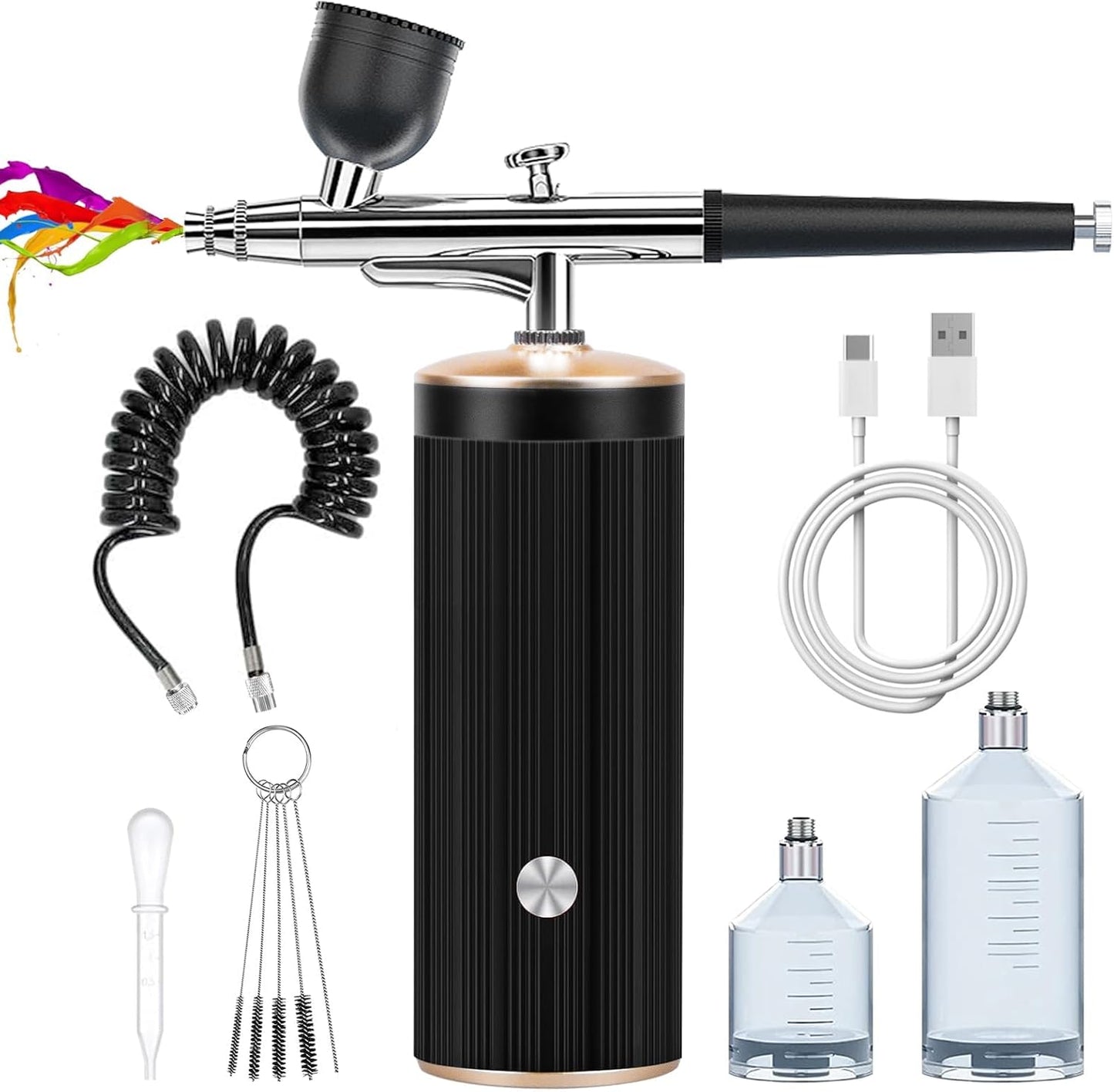 Portable Cordless Airbrush Kit for Creative Versatility