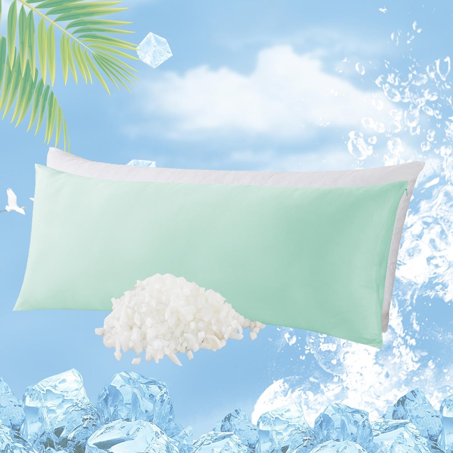 WhatsBedding Memory Foam Body Pillow for Ultimate Comfort