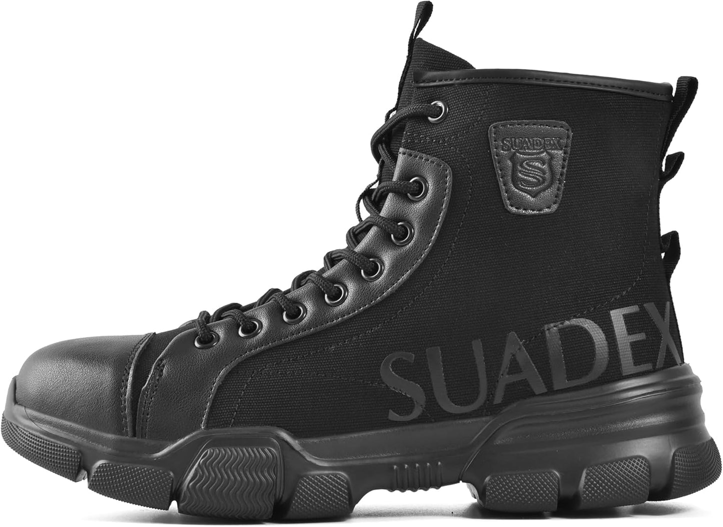 SUADEX Steel Toe Boots for Men Waterproof Work Construction Safety