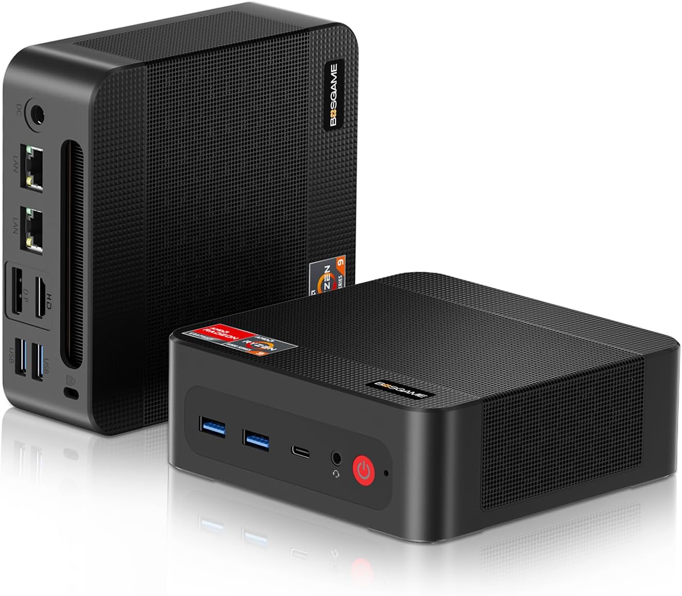 Powerful BOSGAME Mini PC: Ryzen 9, 32GB DDR5, 1TB SSD