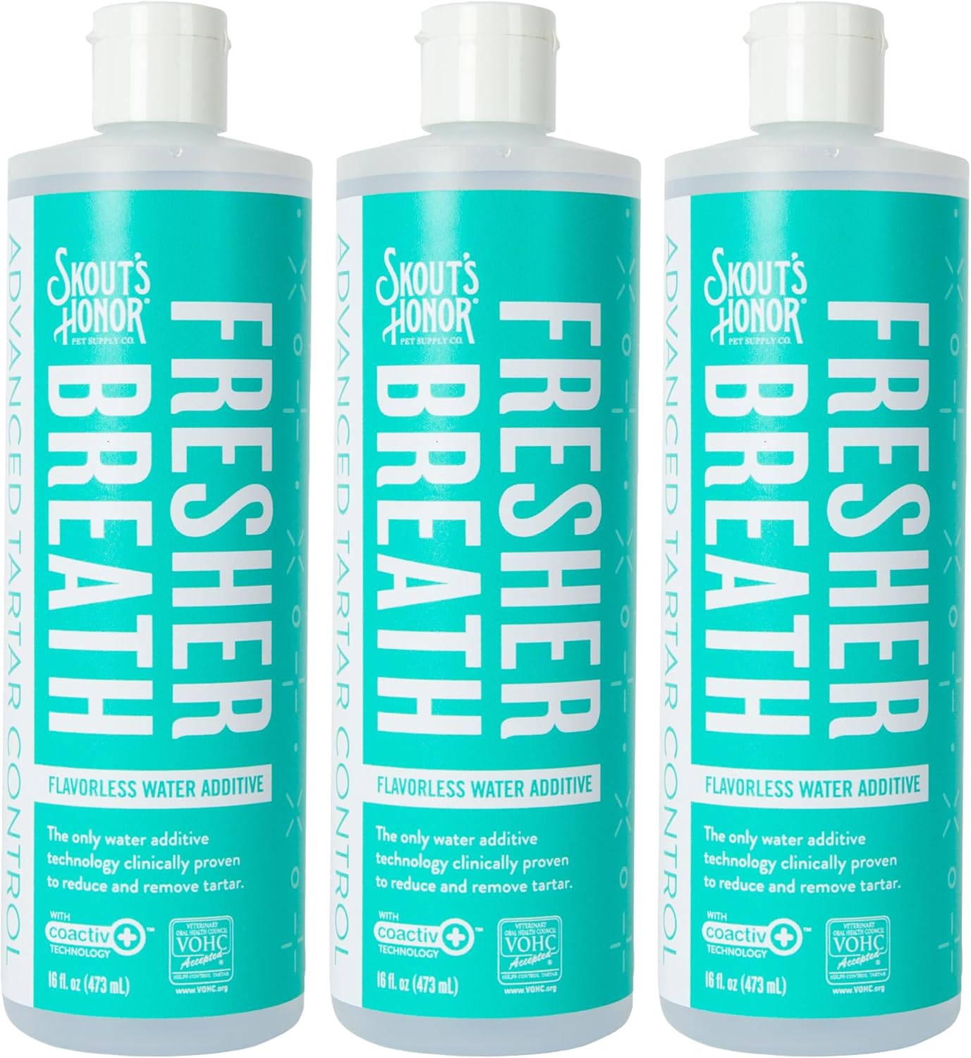 Fresher Breath Water Additive for Pets - Tartar Control Solution