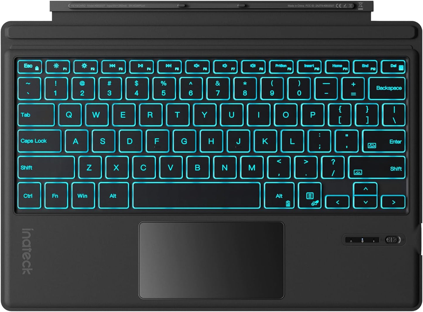 Inateck Surface Pro 7 Keyboard: Precision Touchpad, Bluetooth 5.3