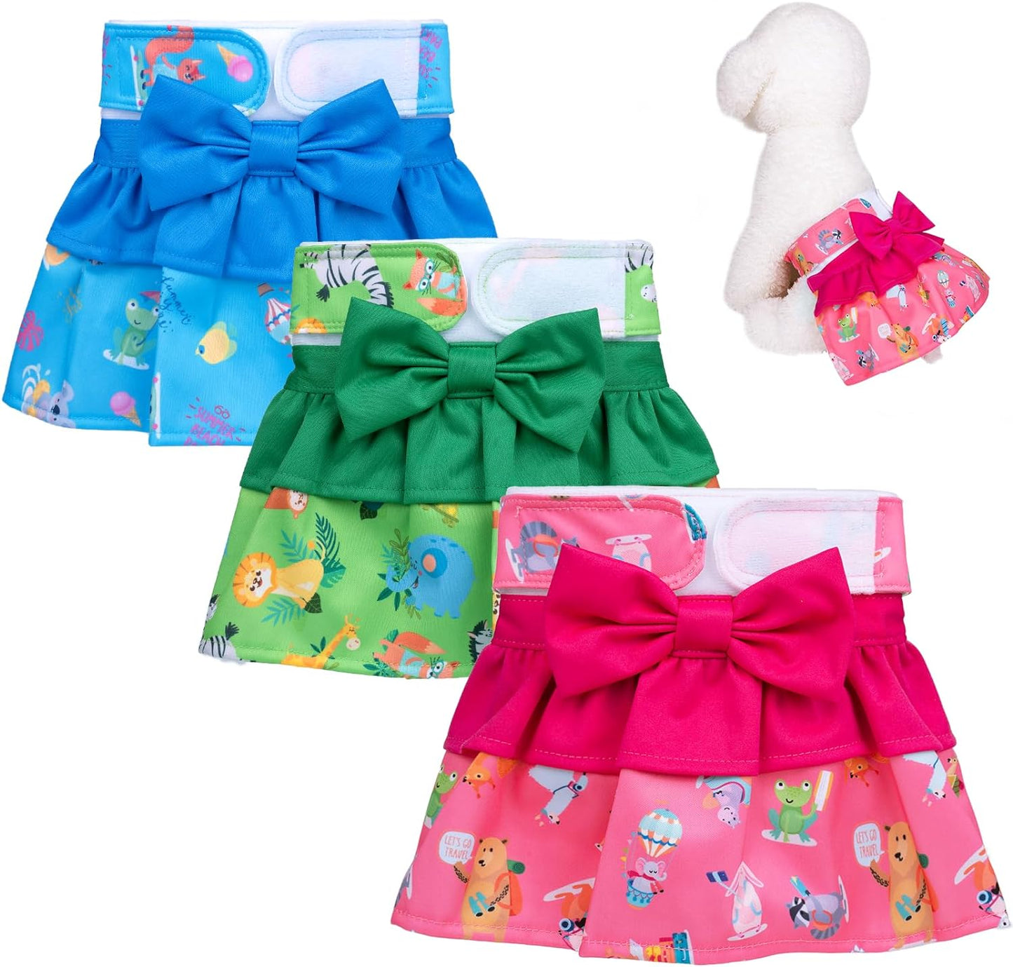 Dono Washable Dog Diapers - Stylish Leak-Proof Period Panties