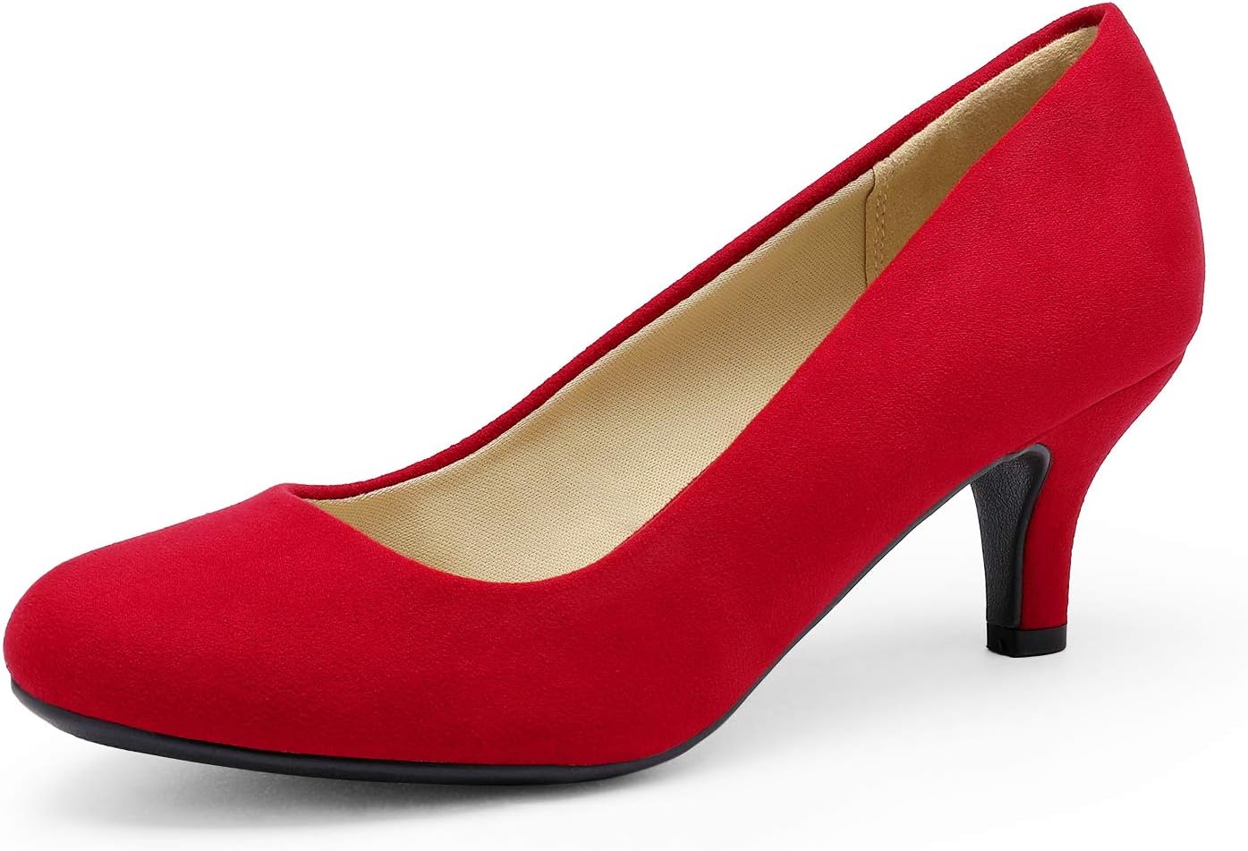 DREAM PAIRS Women's Comfortable Low Heel Pump Shoes for Style