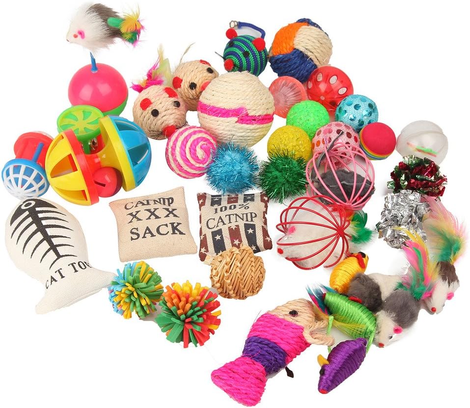 20-Piece Kitty Toy Set for Endless Fun