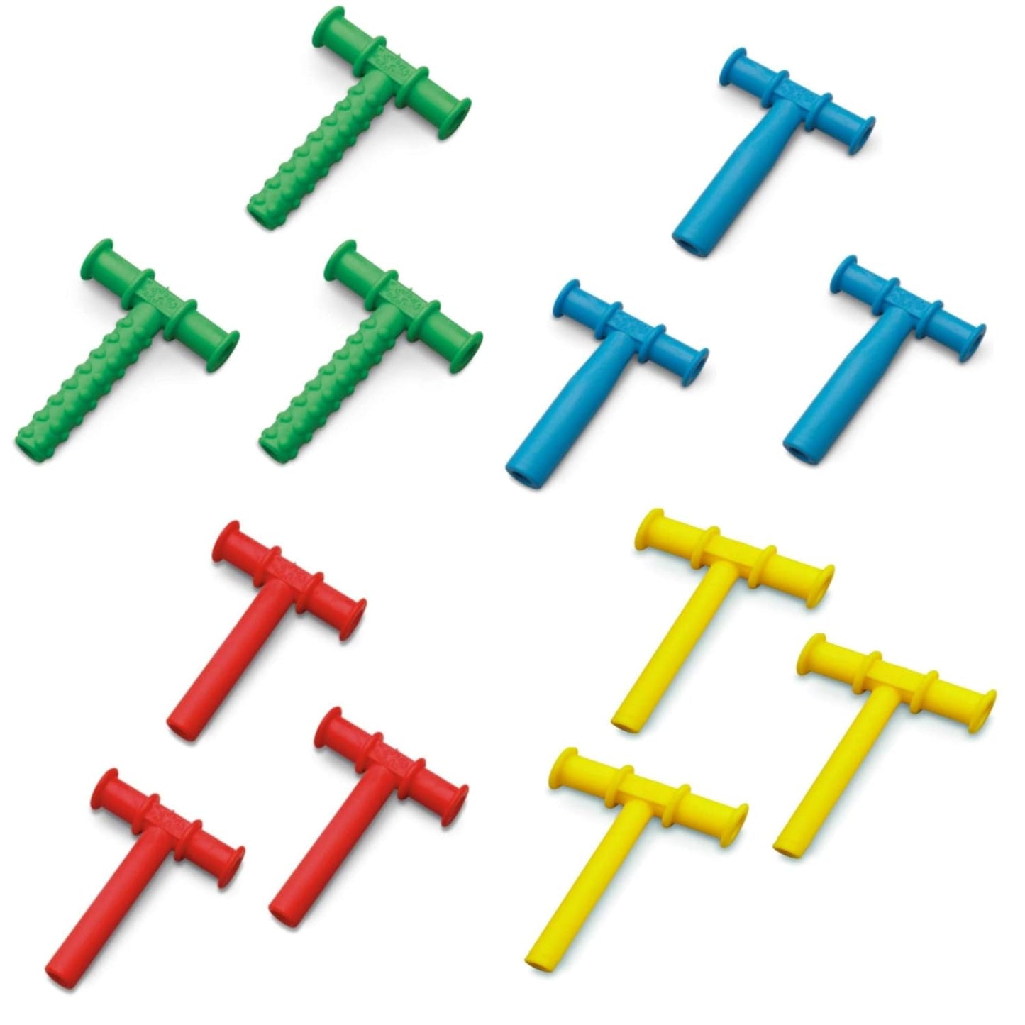 Chewy Tubes 12 Pack - Sensory Treatment Tool for All Ages