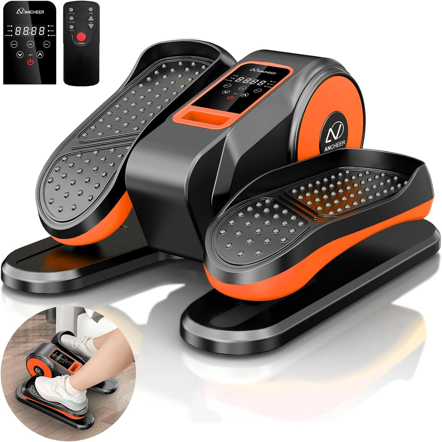 ANCHEER Quiet Seated Elliptical: 12 Speeds