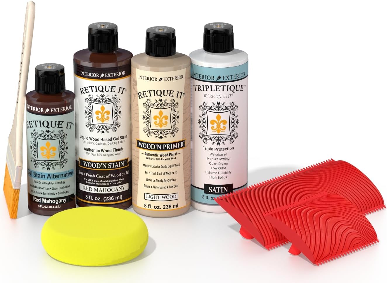 Retique It Wood Finish Tabletop Kit for Stunning Wood Look