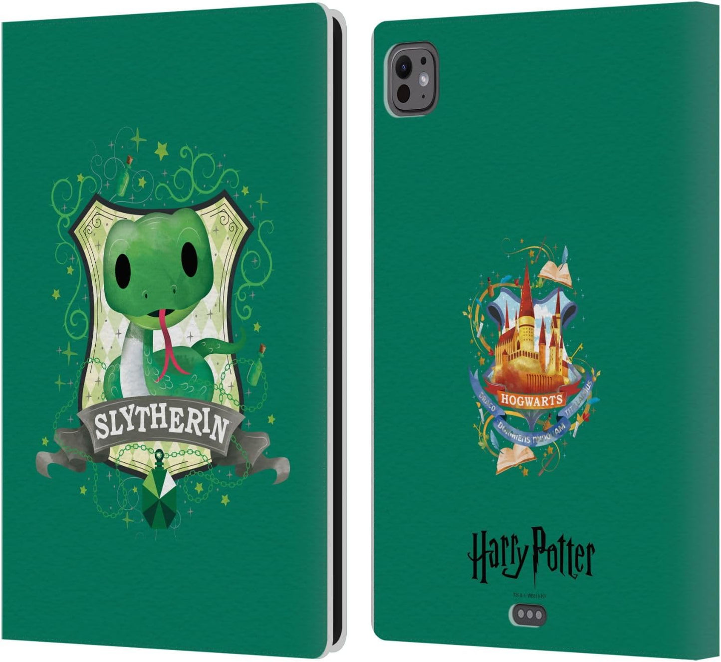 Harry Potter Slytherin Deathly Hallows II Leather Wallet Case