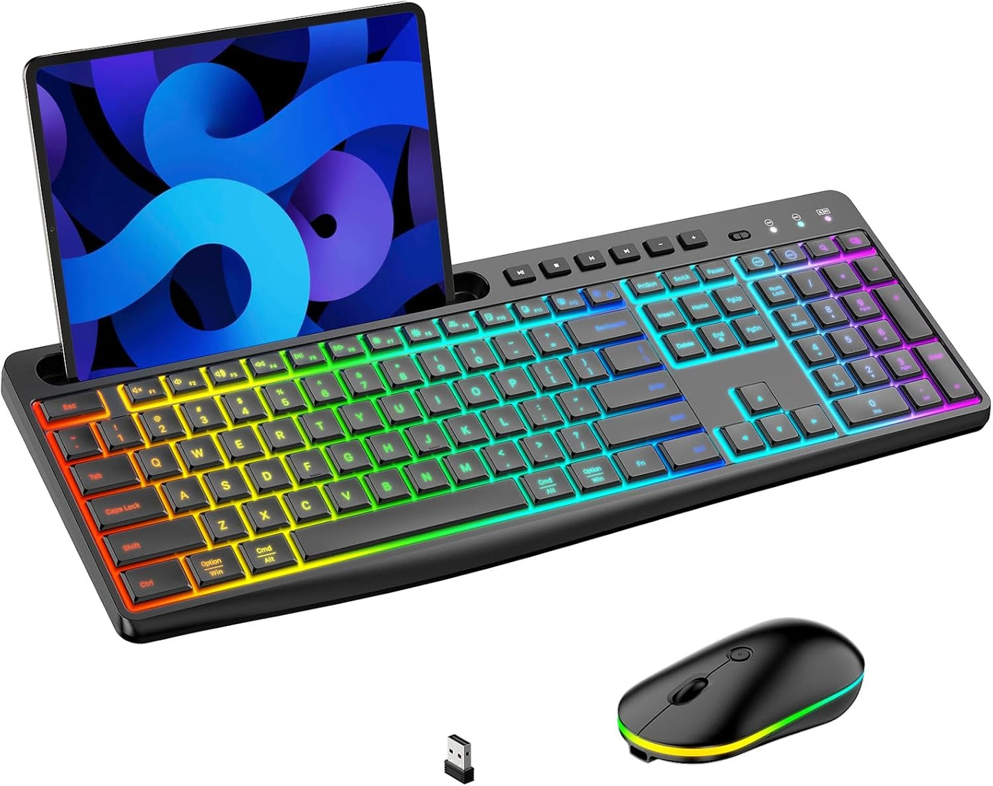 Backlit Wireless Keyboard Combo by Acebaff