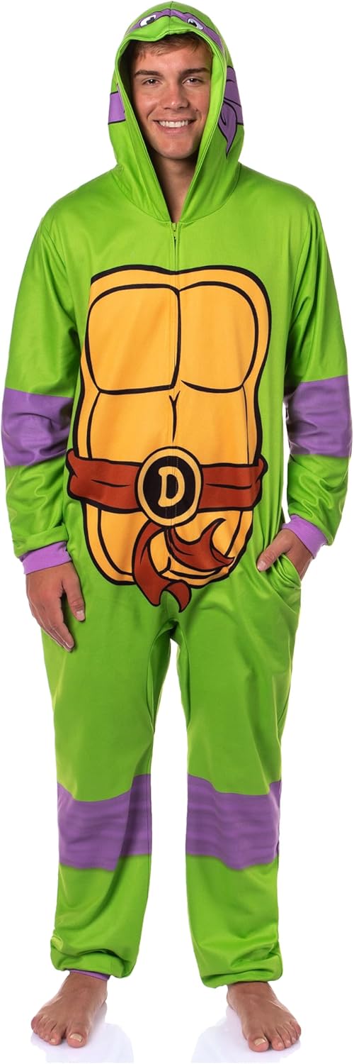 Teenage Mutant Ninja Turtles Hooded Union Suit for Adults