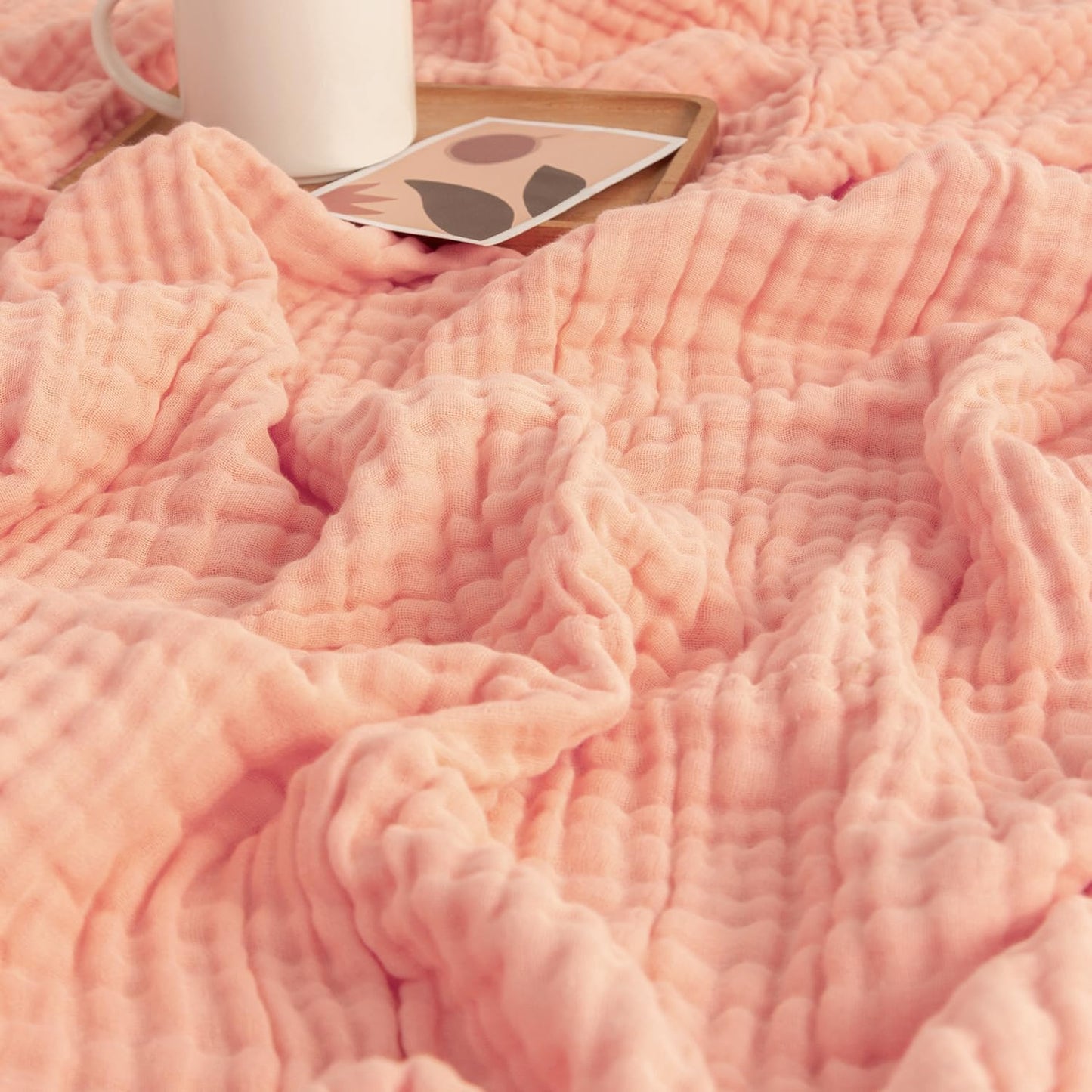 EMME Muslin and Cotton Twin Blankets for All Season Comfort