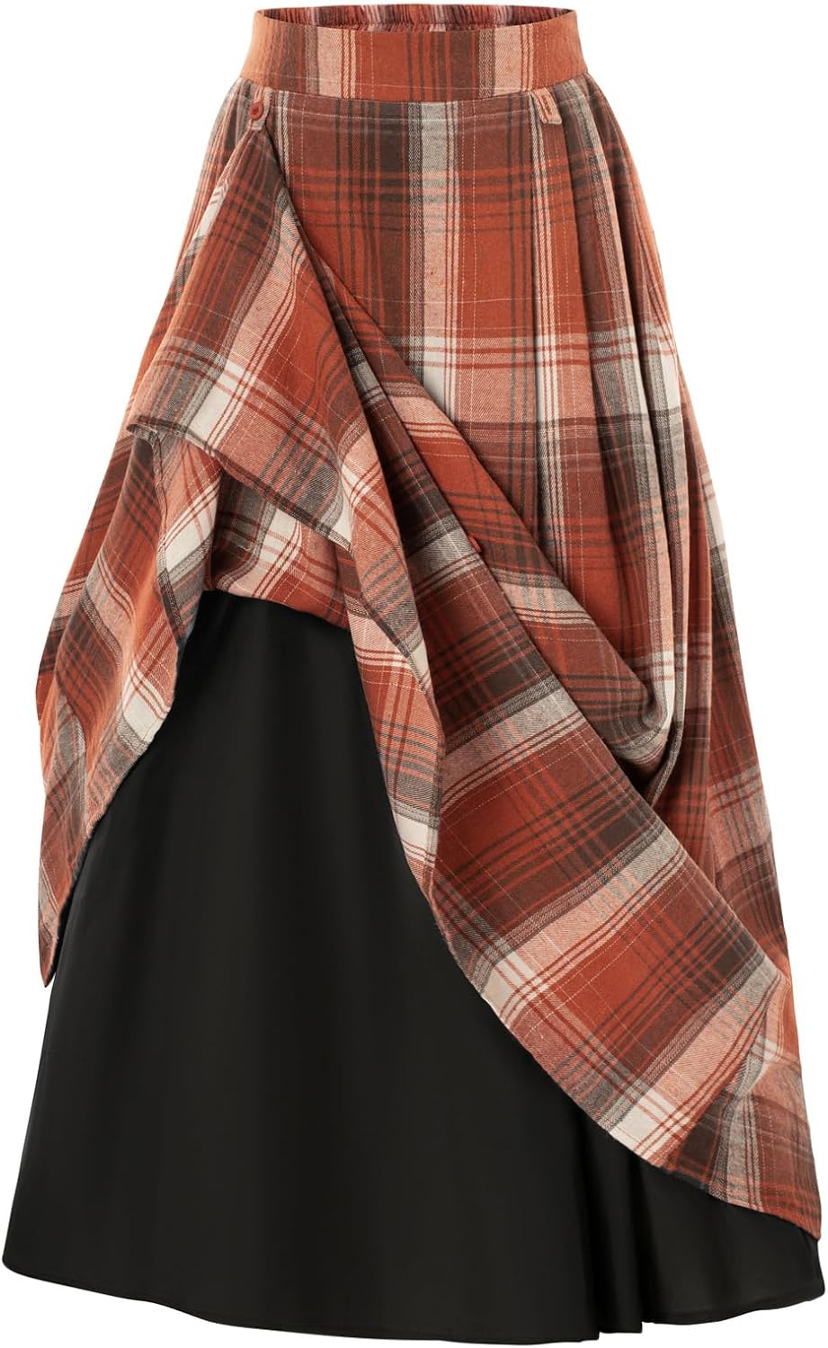 Scarlet Darkness Plaid Skirts for Women with Pockets and Style