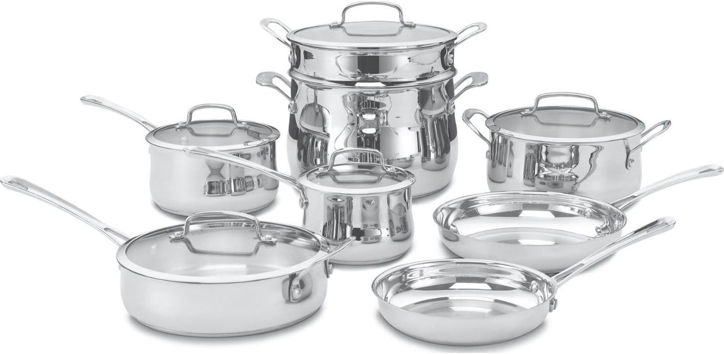 Cuisinart Contour Stainless 13-Piece Cookware Set Review