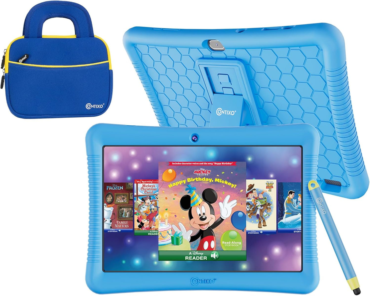 Contixo K102 Kids Tablet Bundle with HD Display and eBooks