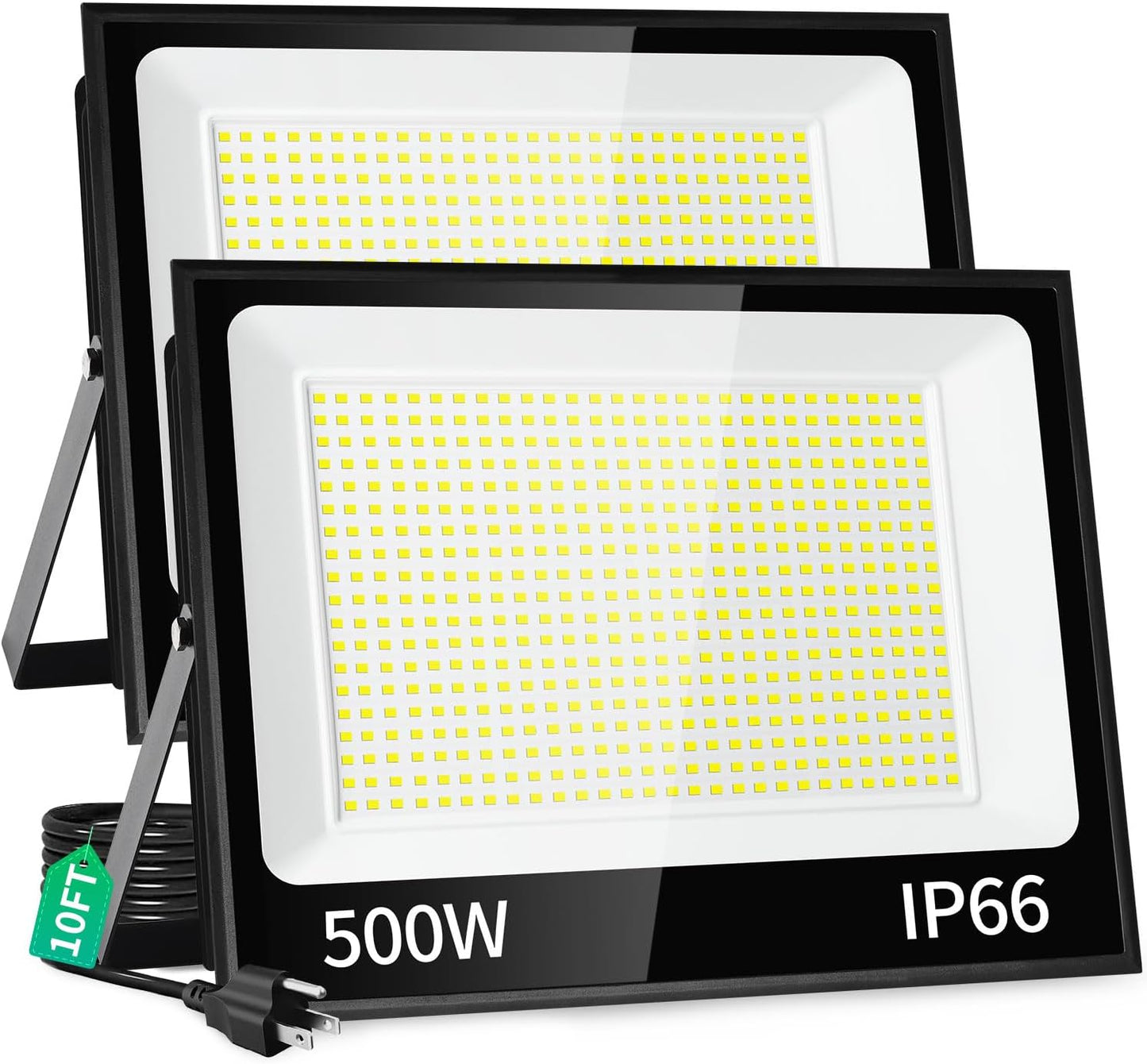 500W LED Flood Light Outdoor with 60000LM Ultra Brightness