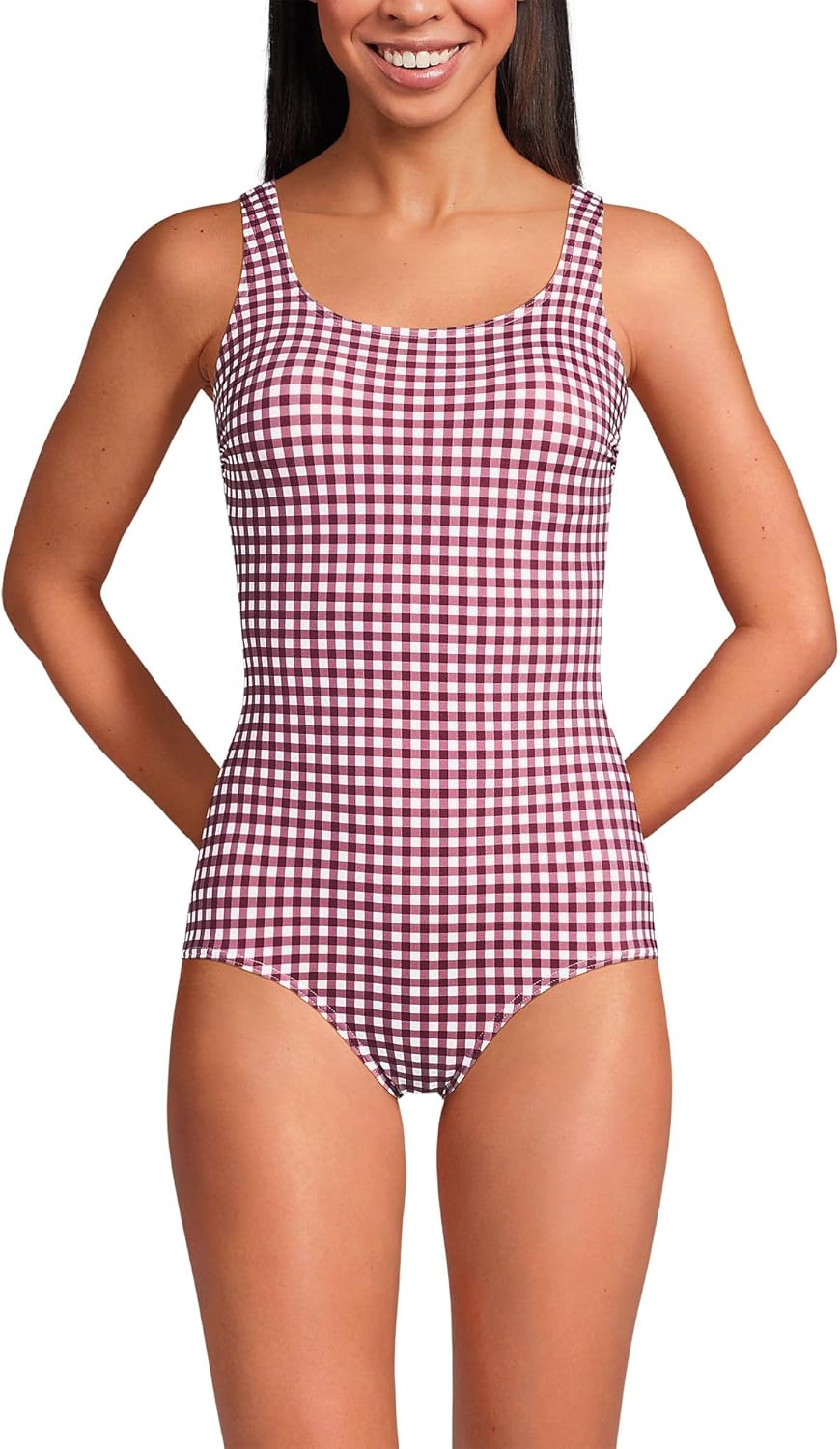 Chlorine Resistant Soft Cup Tugless Sporty One Piece Swimsuit