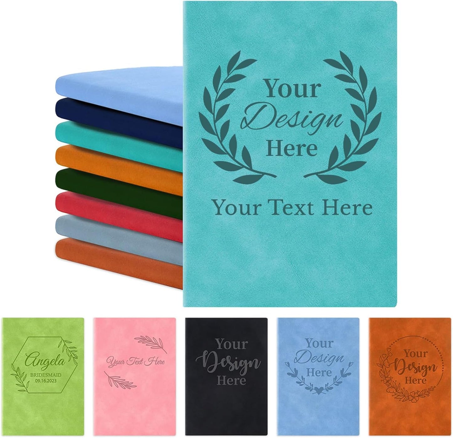 Custom Engraved Leather Journal - Personalized Gift for All!