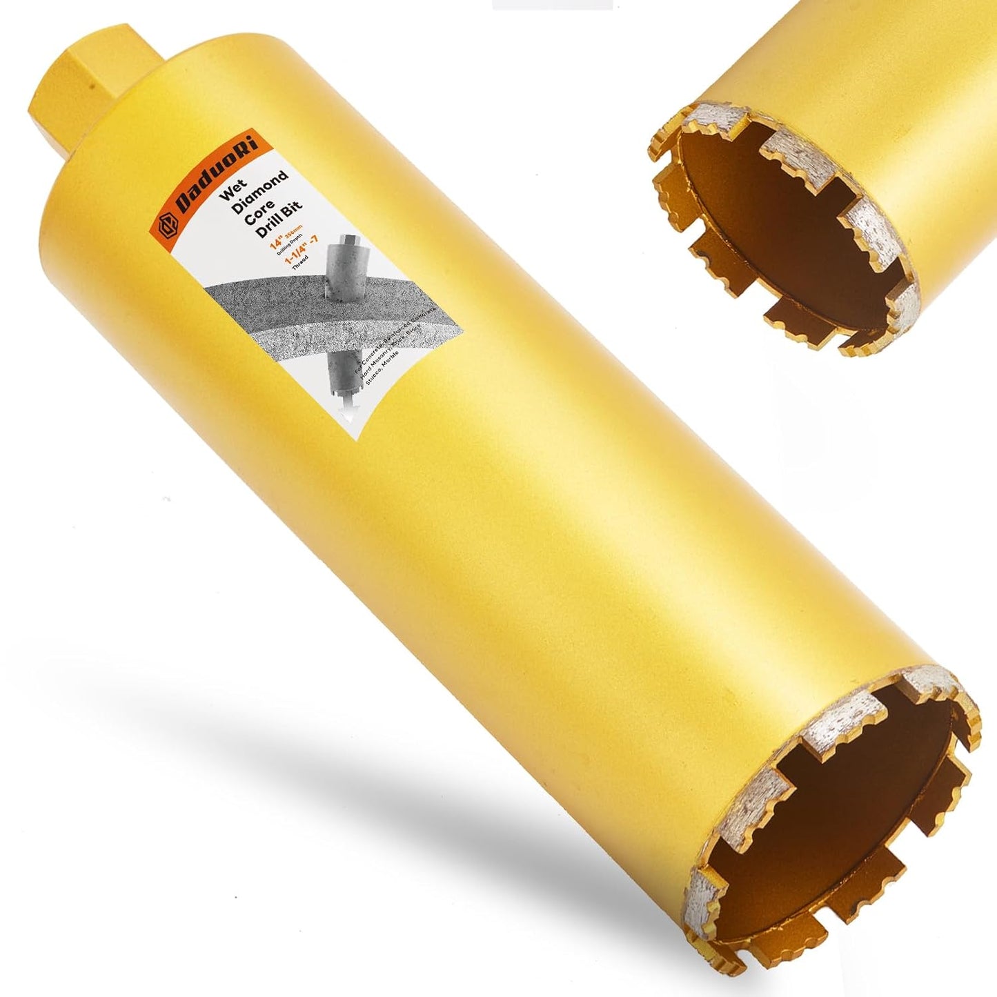 6 Inch Wet Core Drill Bit for Concrete, Masonry, and Stone