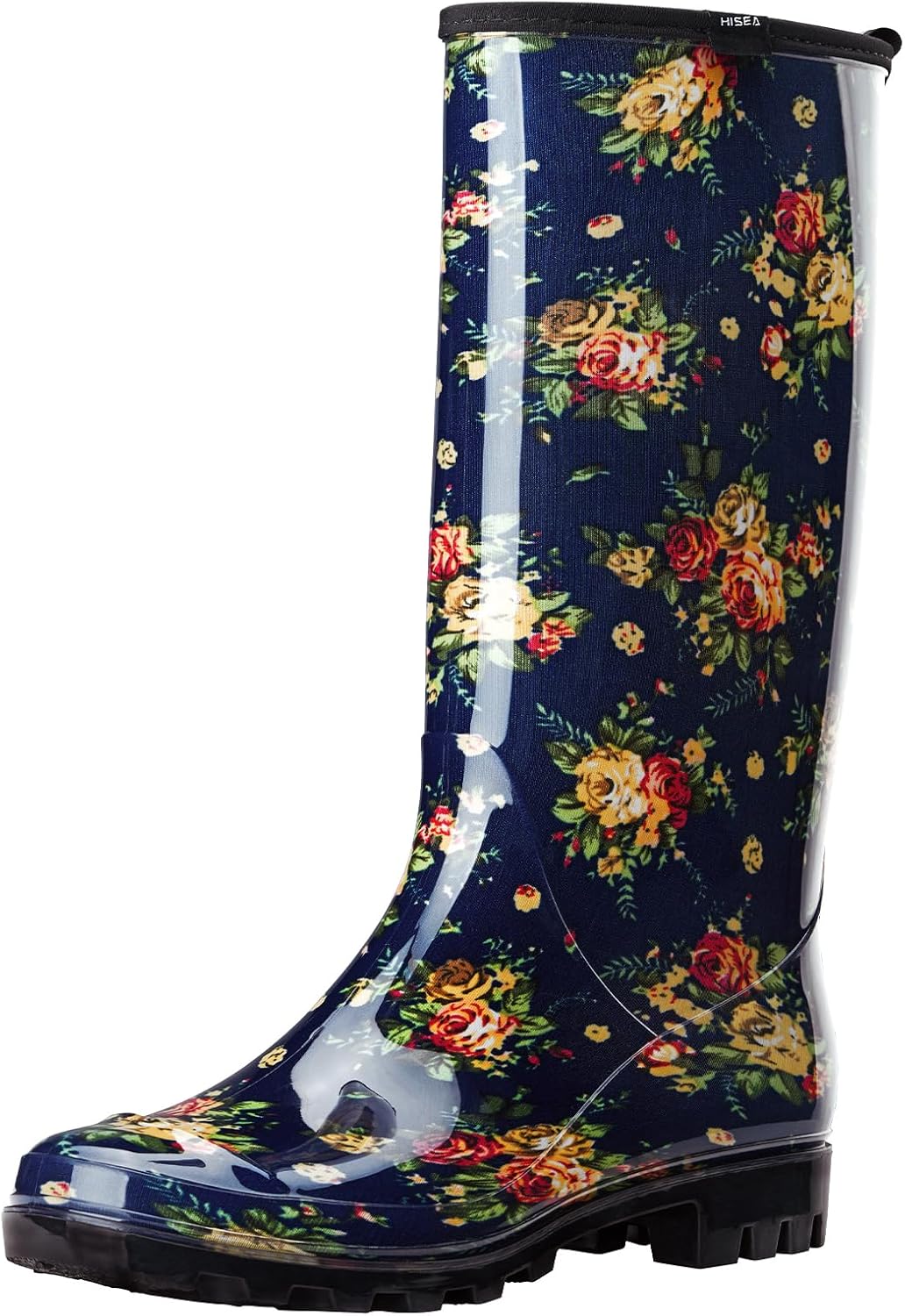 HISEA Women's Rain Boots: Colorful Waterproof Garden Shoes