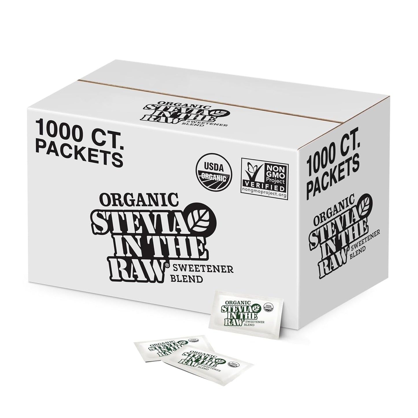 Stevia In The Raw Organic Sweetener Packets for Guilt-Free Sweetness