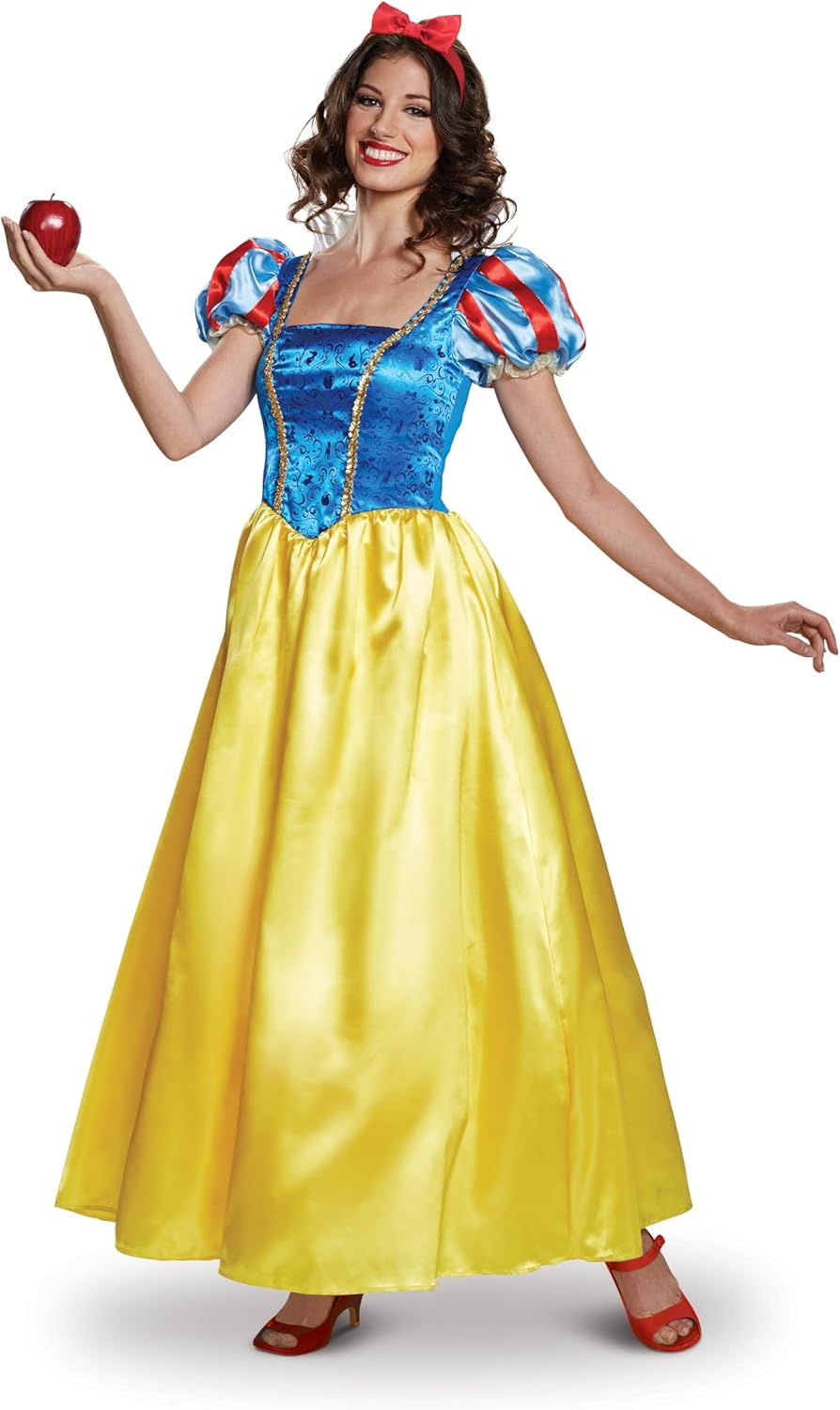 Elegant Snow White Costume for Adults - Disney Princess Dress
