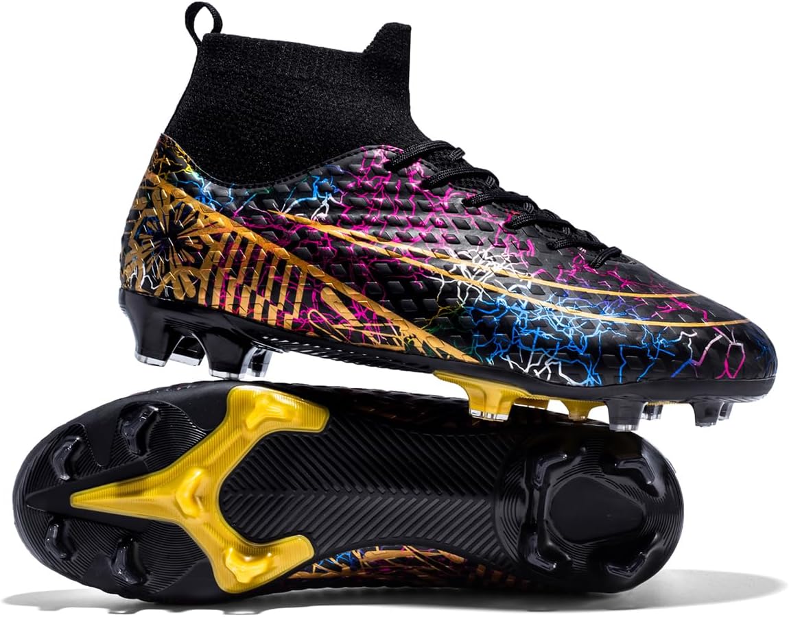 Football Cleats for Men and Women - Lightweight High Top Soccer Shoes