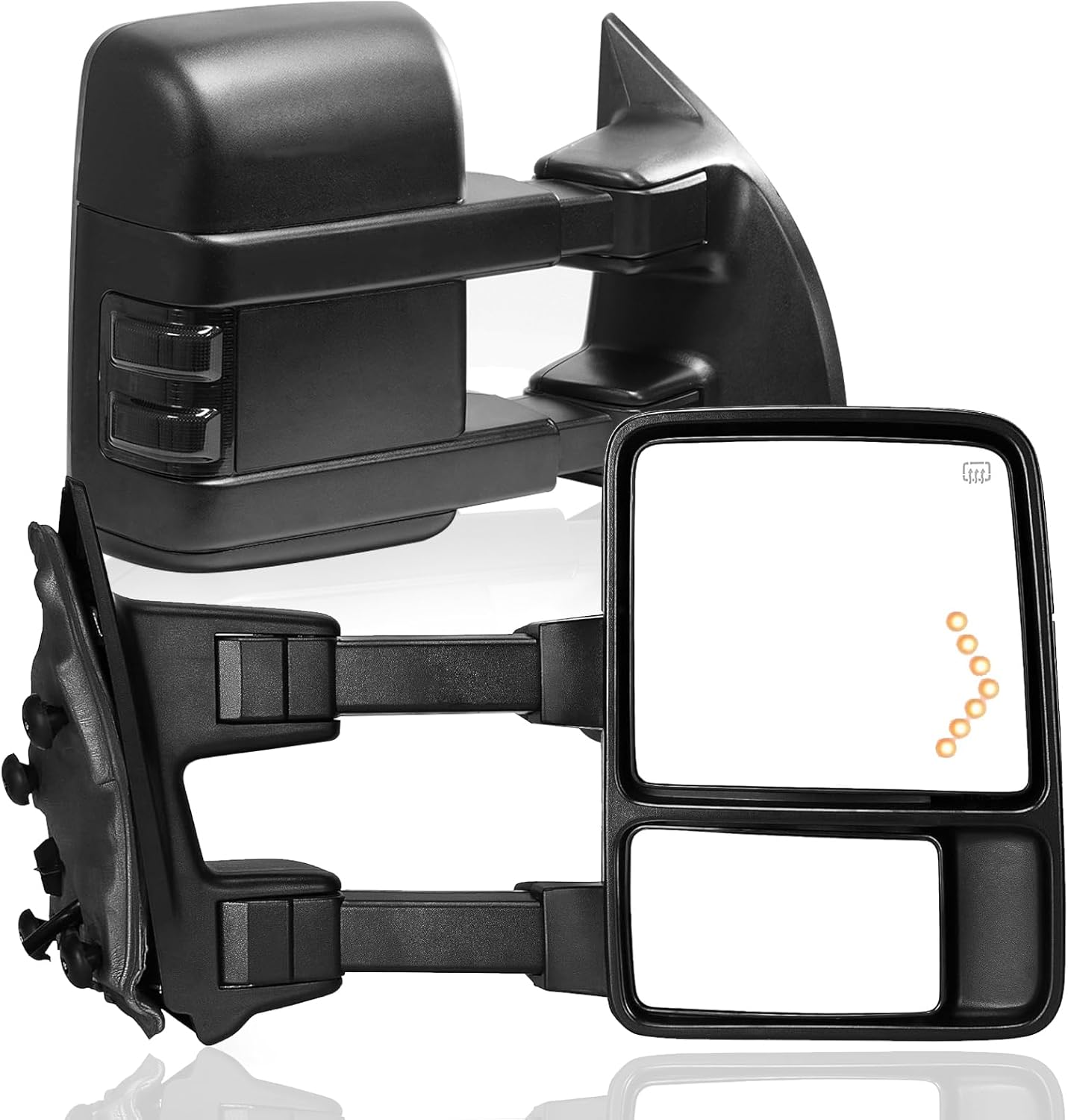 PZ Towing Mirror Pair Set for 99-07 F250/F350/F450/F550 Super Duty