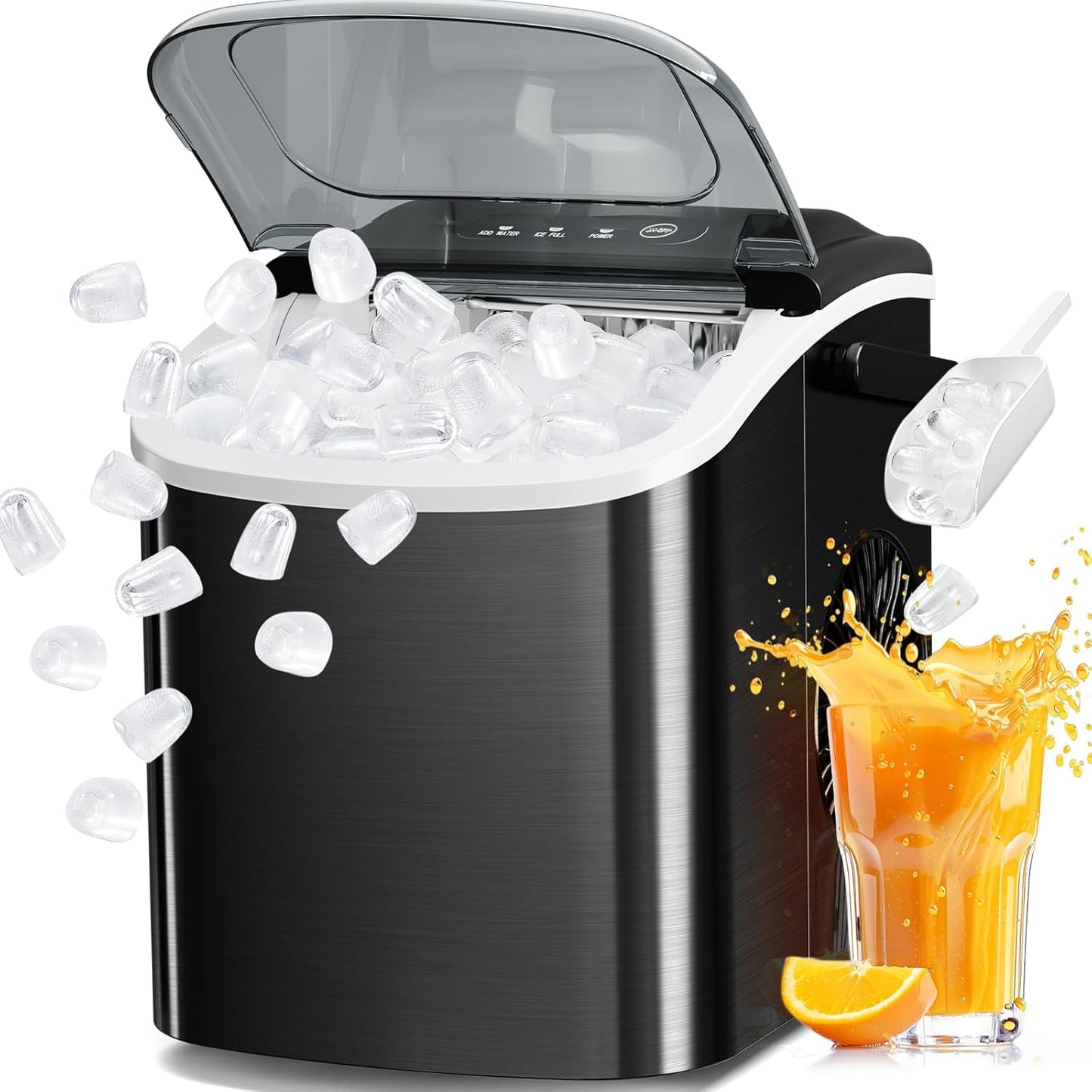 Antarctic Star Ice Maker Countertop for Quick Ice Production