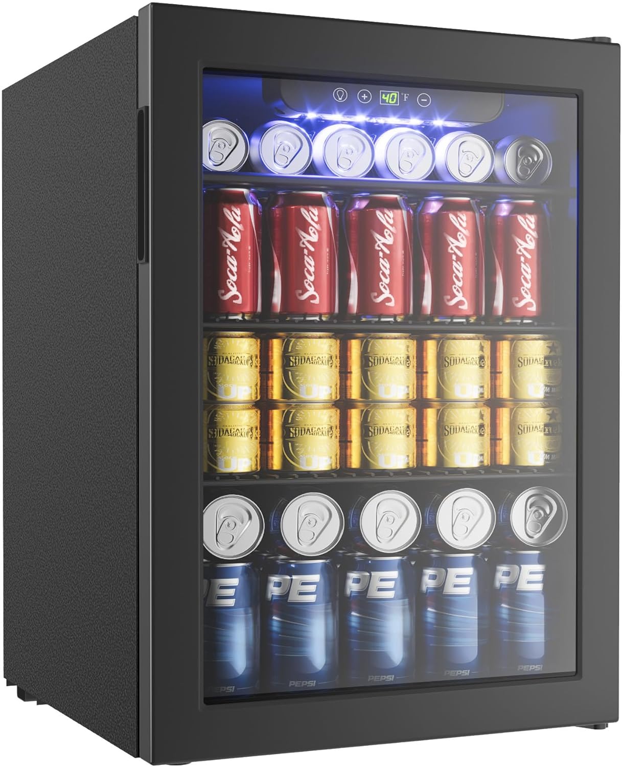 EUHOMY 100 Can Beverage Refrigerator Cooler for Home and Office