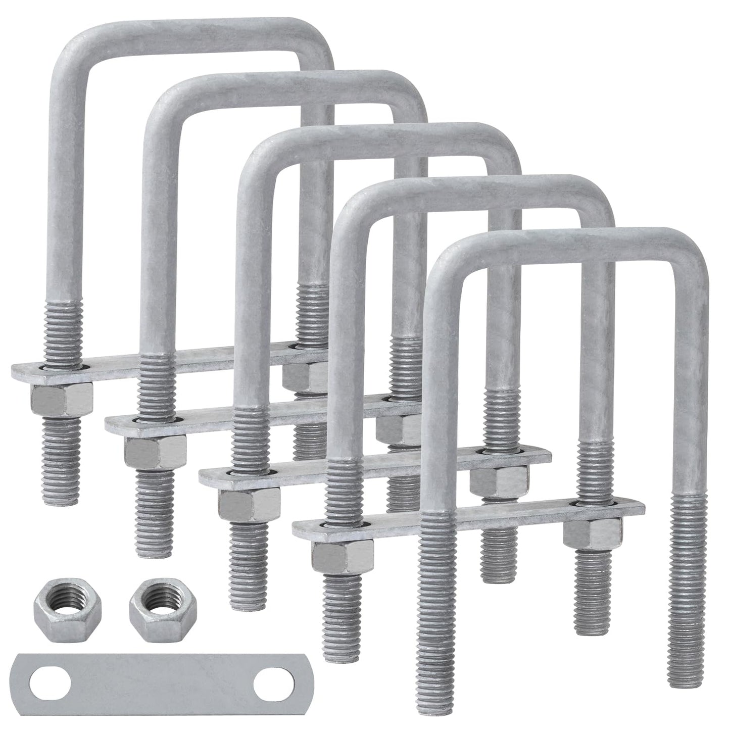 LIONMAX U Bolts 5 Pack for Trailers and Marine Applications