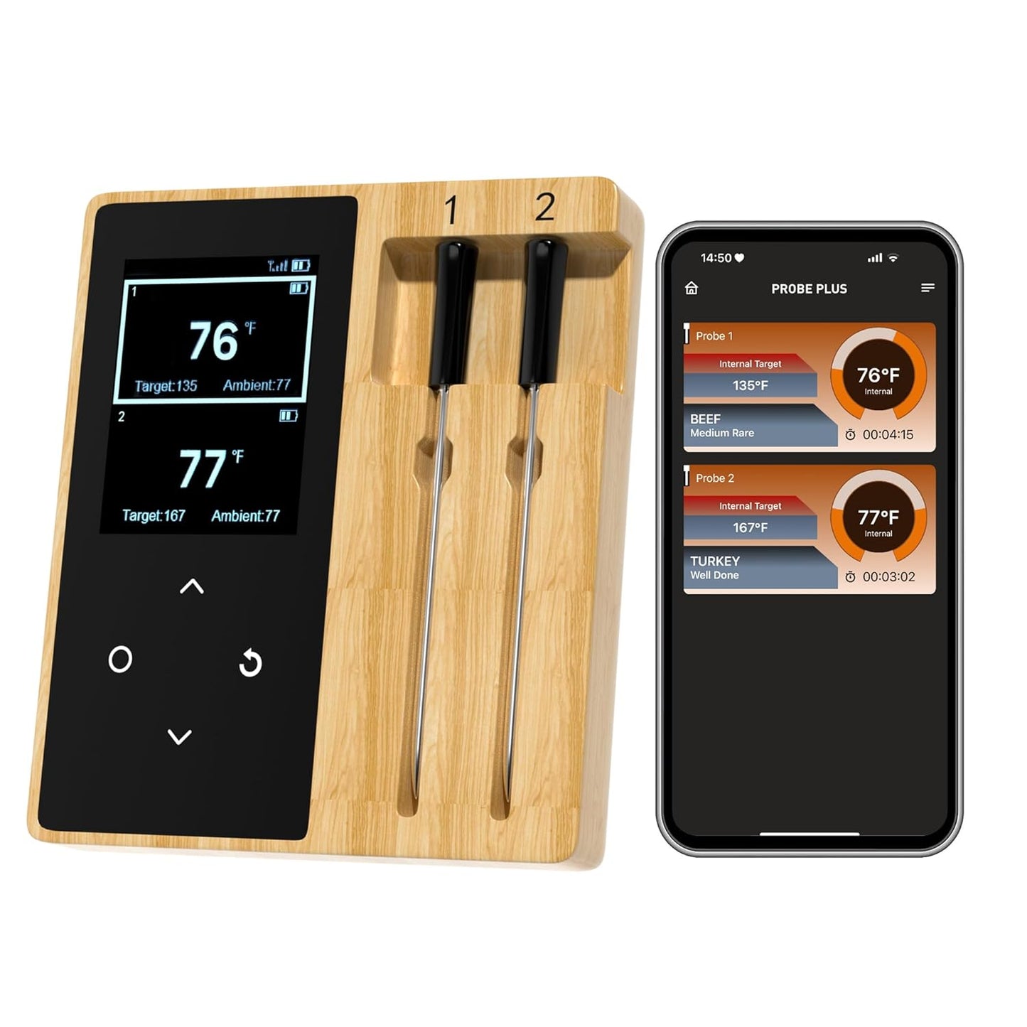 Smart Wireless Meat Thermometer by Niitawm