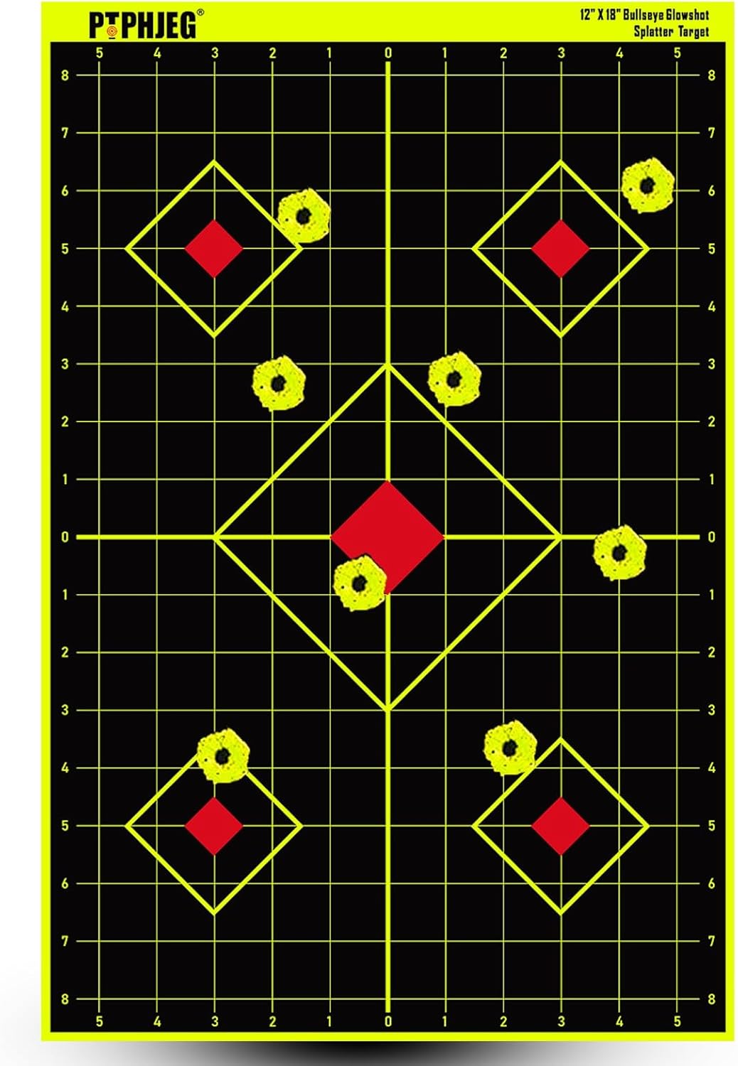 12x18 Sight-in Splatterburst Target for Instant Impact Feedback