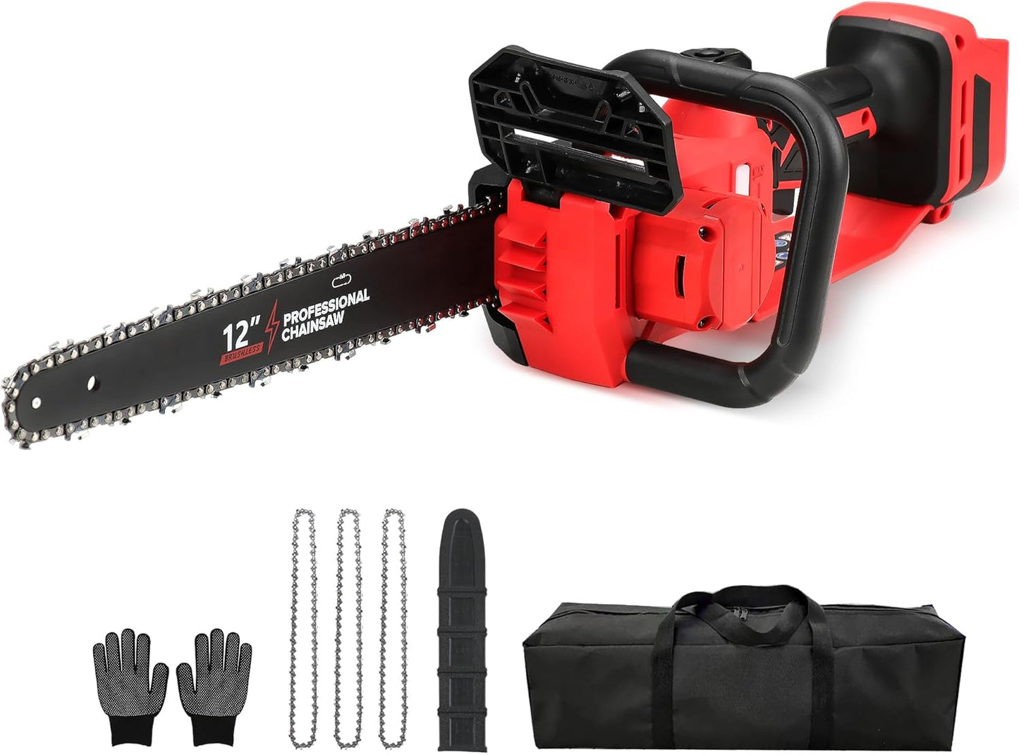 Brushless Electric Chainsaw for Milwaukee M18 18V Battery Use