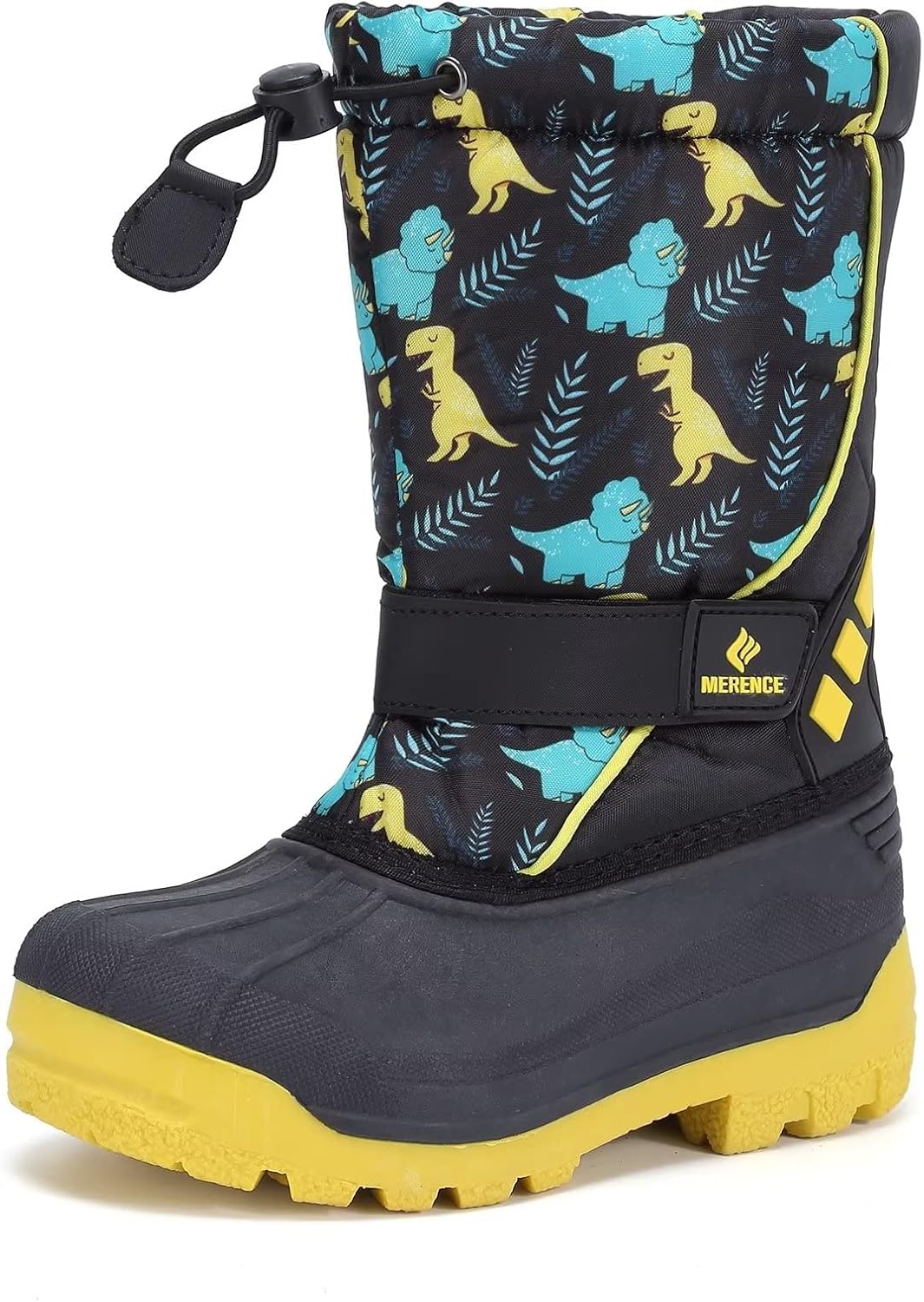 CIOR Kids Snow Boots for Boys Girls Waterproof Fur Lined