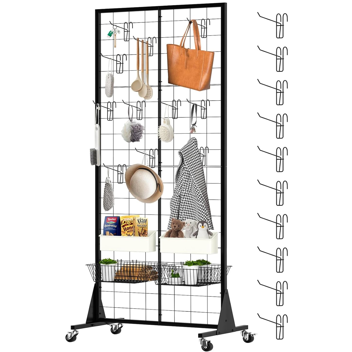 2ftx5.5ft Ft Gridwall Panel Display Stands for Retail Use