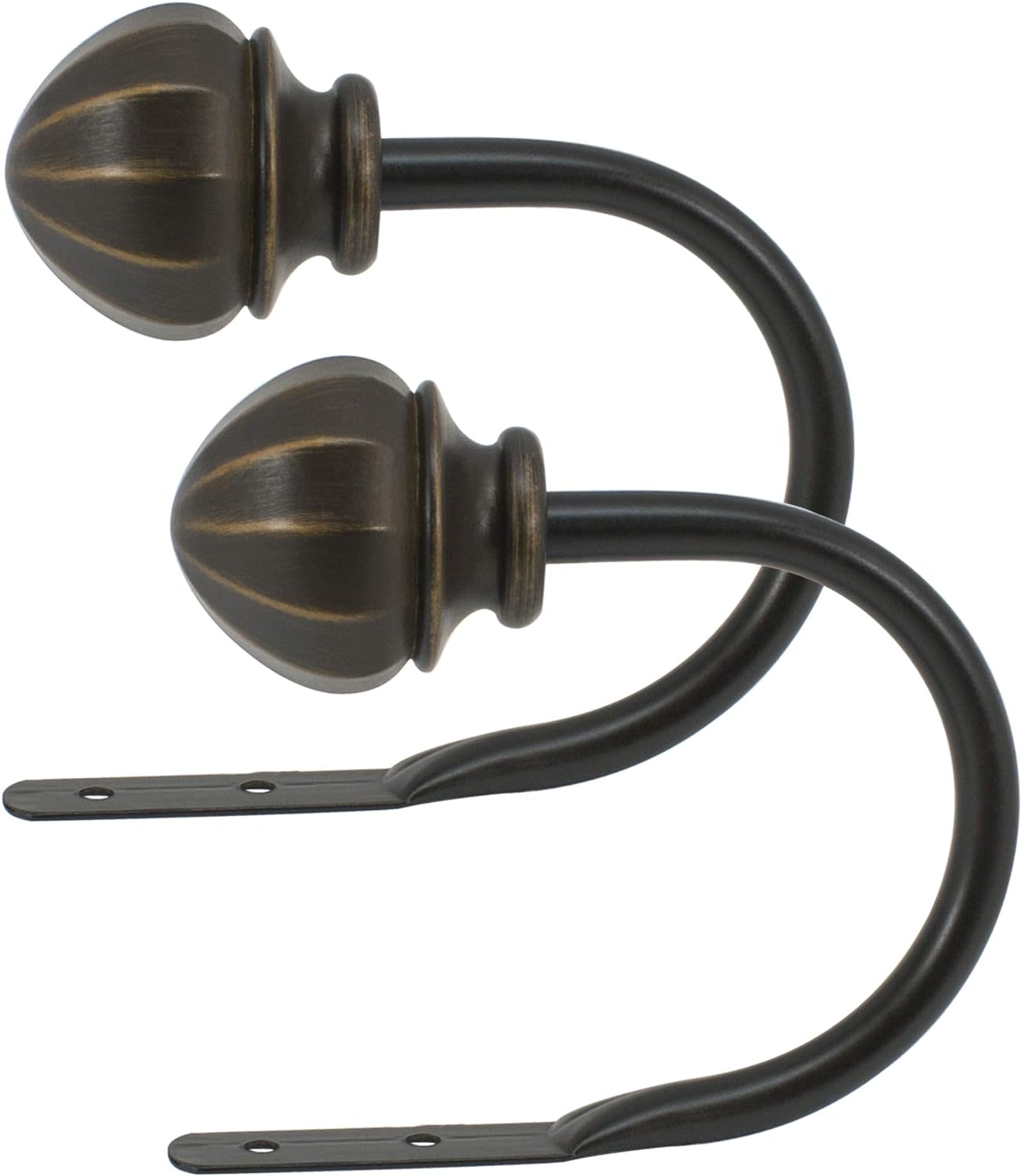 Vintage Bronze Curtain Holdbacks: Elegant Style Boost