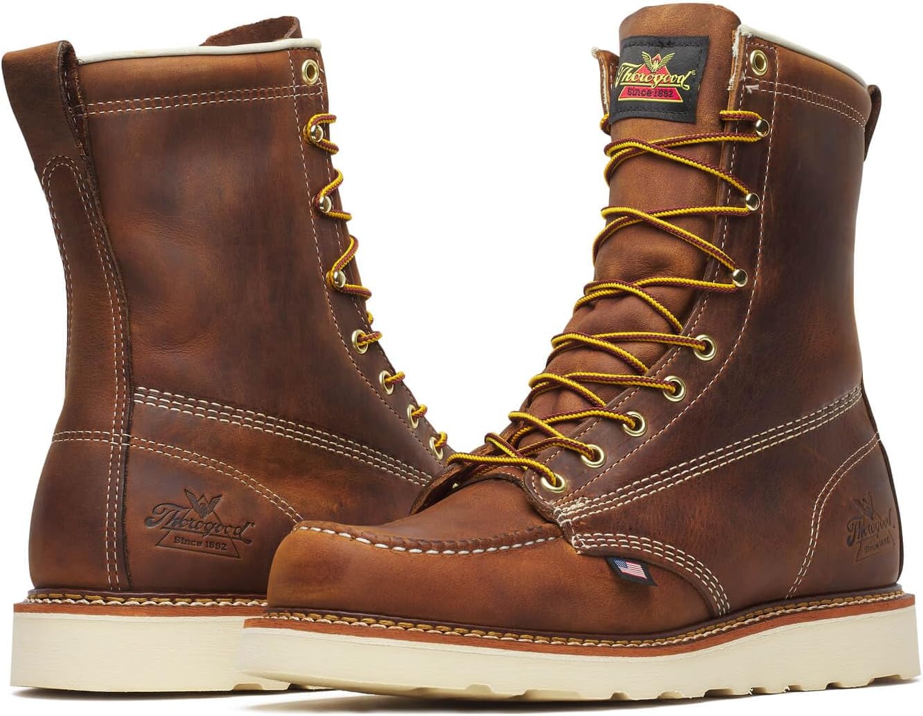 Thorogood American Heritage 8 Moc Toe Work Boots for Men