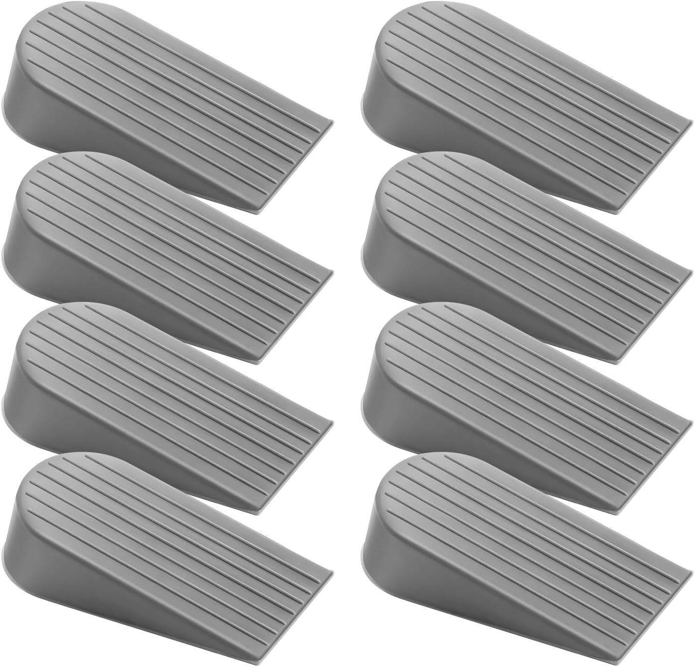 8 Pack Grey Extra Large Door Stopper for Heavy Duty Use