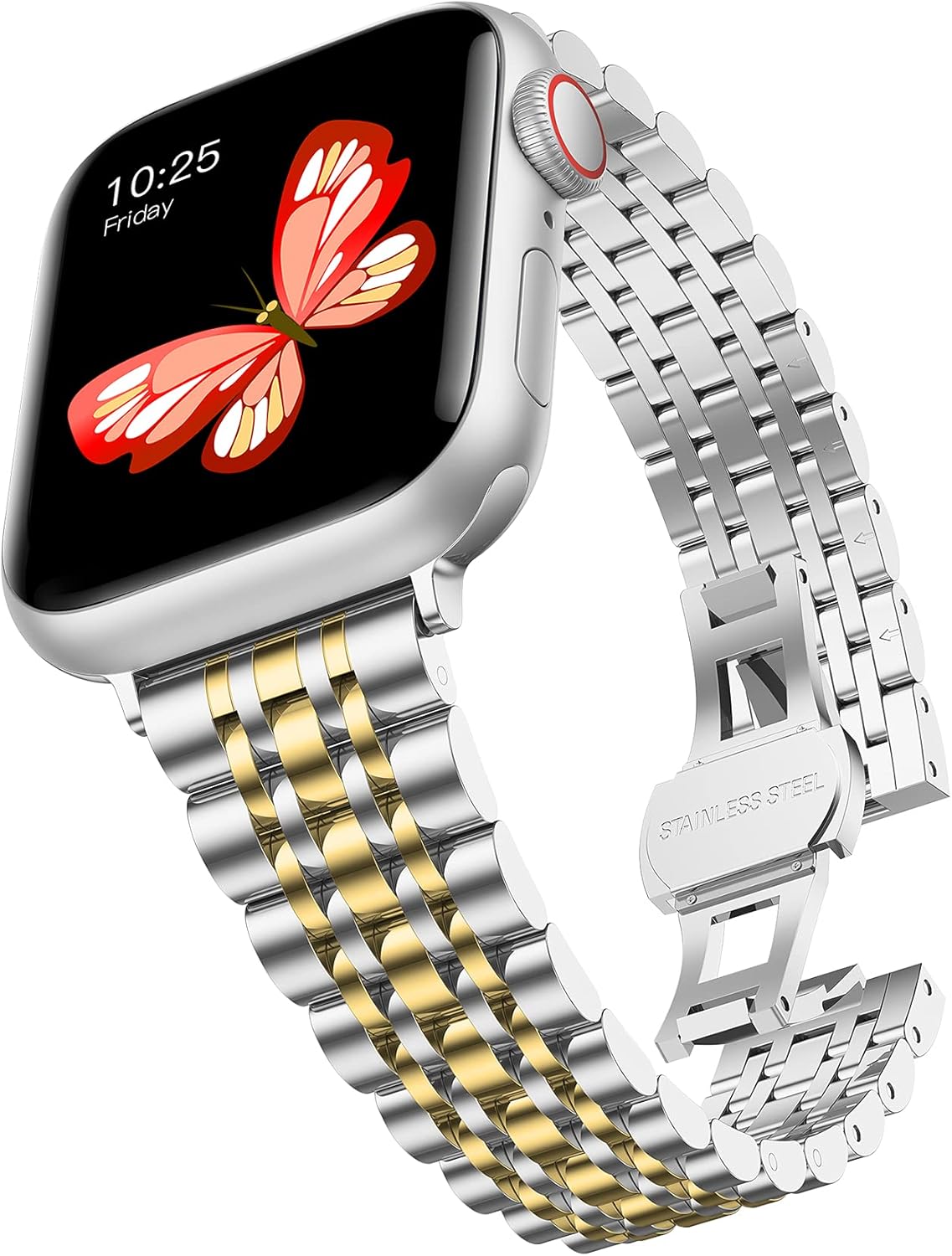 Sleek Stainless Steel Band for Apple Watch