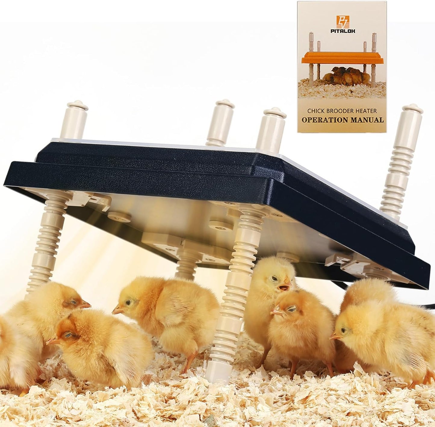 Brooder Heater for Chicks: Adjustable Heating Plate for Poultry