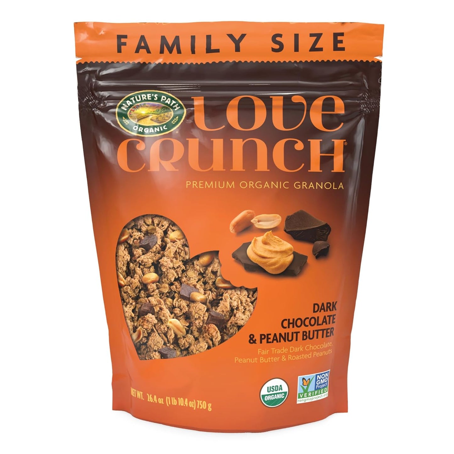 Love Crunch Organic Dark Chocolate & Peanut Butter Granola Pack