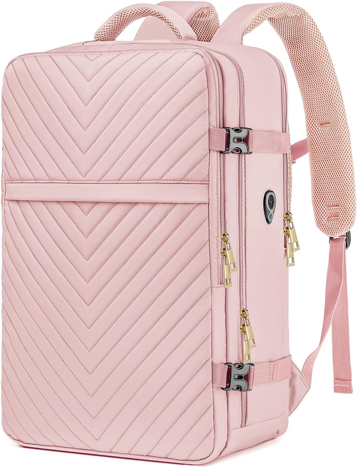 Large Carry On Travel Backpack for Women and Men - Pink