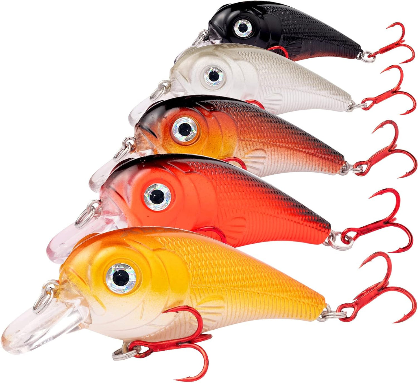 XBLACK 5PCS Fishing Lures Set - Catch Big Fish!